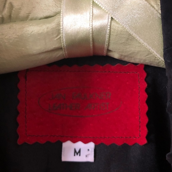 Vintage Rodeo Queen bolero black suede jacket by artist Jan Faulkner - Picture 5 of 10